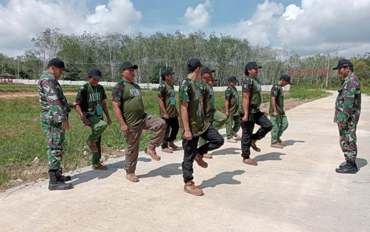 Pelatihan PBB Linmas di wilayah binaan