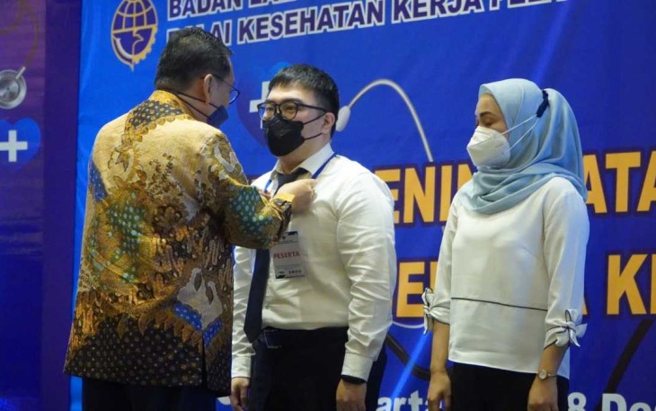 Diklat Dirjen Perhubungan Laut Arif Toha saat membuka Diklat Kompetensi Dokter Pemeriksa Kesehatan Pelaut