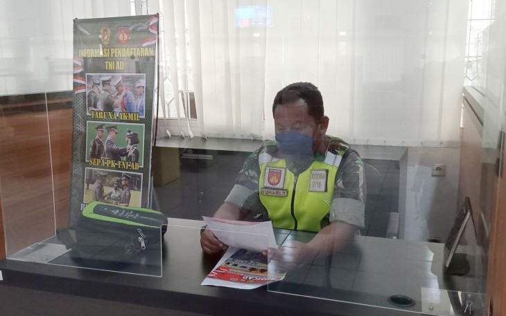 Serka Yuhari anggota Kodim Pati