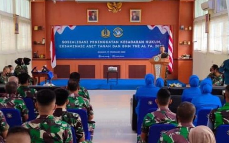 Sosialisasi Peningkatan  Kesadaran Hukum di Lanal Sabang