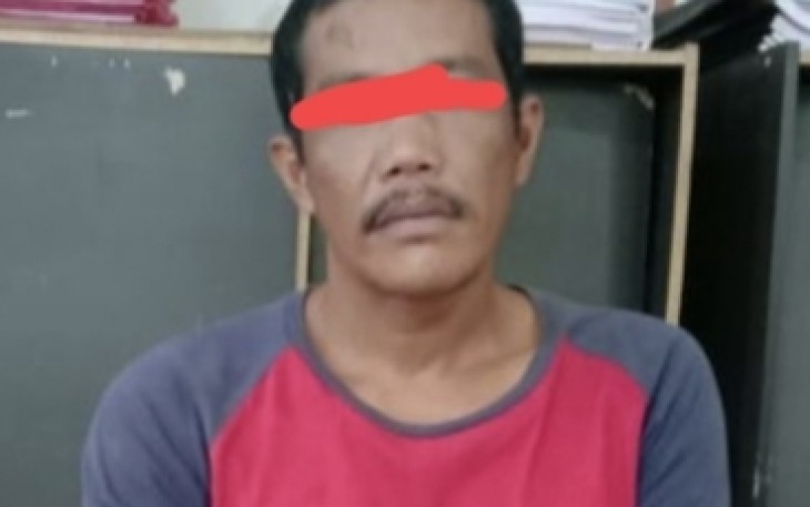AS (41) pemilik 13 paket sabu ditangkap Satres Narkoba Polres Simalungun. Selasa (17/05/2022)