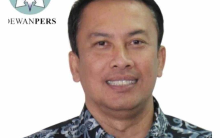M Agung Dharmajaya saat diskusi jurnalis terkait Vidio Kapolres Sampang di Jakarta 
