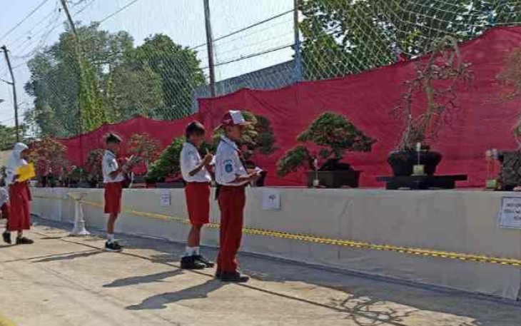 Pameran bonsai KBP sebagai ajang edukasi bagi anak anak SD