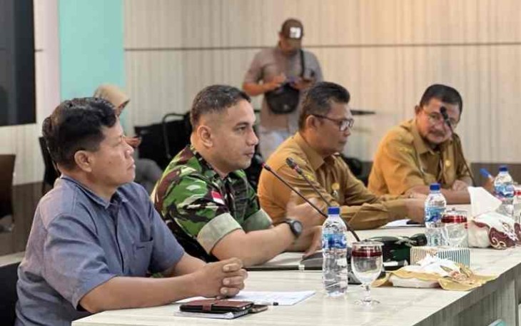 Danlanud Maimun Saleh saat memberikan sambutan 