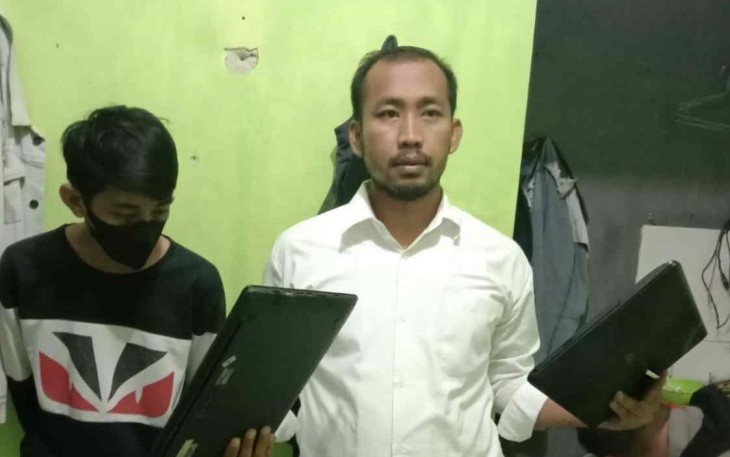 Pelaku pencurian laptop berhasil ditangkap polisi