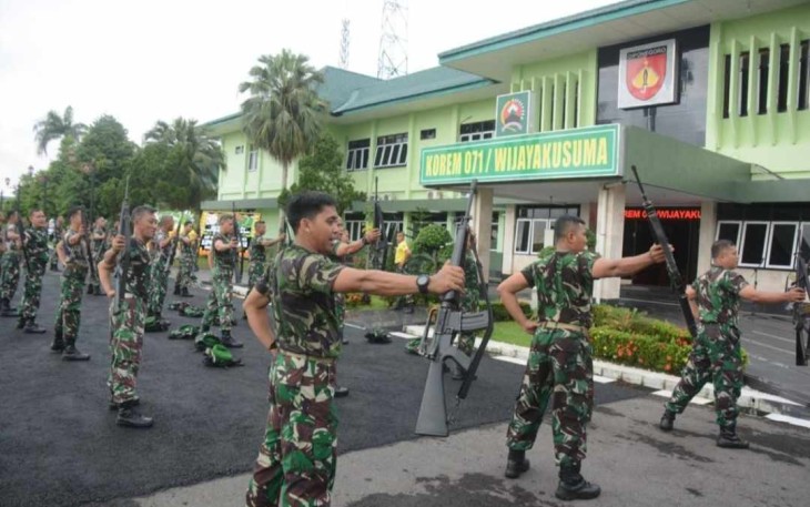 Senam senjata prajurit Wijayakusuma 