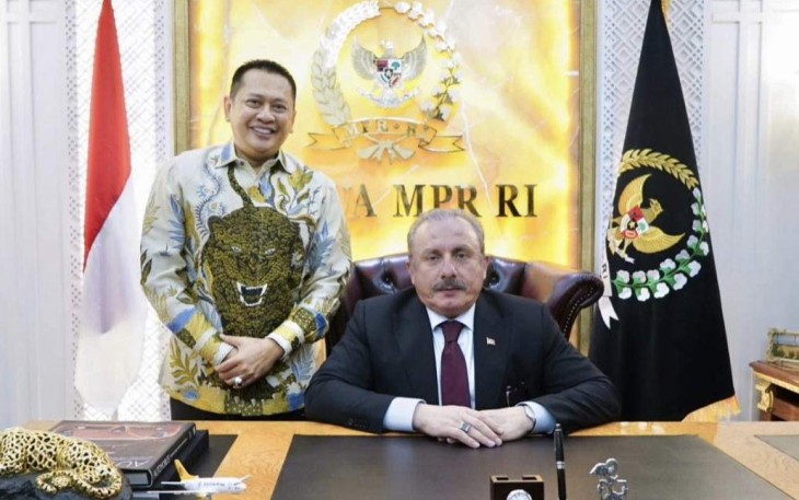 Ketua MPR RI Bambang Soesatyo bersama Perwakilan Duta besar Turki di Jakarta 
