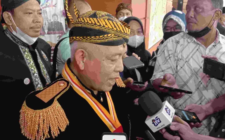Bupati Malang, H. M Sanusi, saat diwawancara, Senin (28/11/2022).