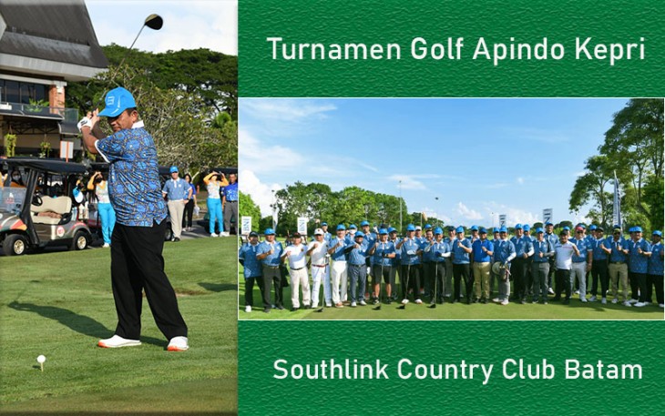 Gubernur Ansar saat Buka Turnamen Golf Apindo Kepri 