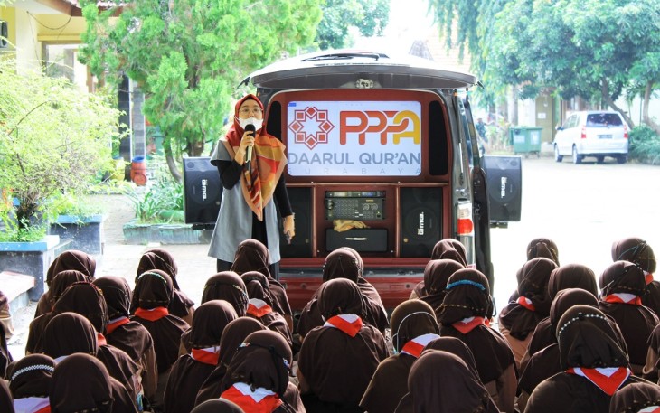  Ikhtiar Lahirkan Jutaan Penghafal Qur’an, PPPA Daqu Surabaya Gandeng SMPN 3 Probolinggo