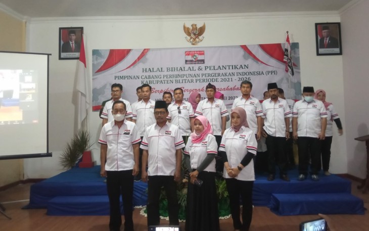Pengurus Ormas PPI Pimcab Kabupaten Blitar Periode 2021-2026 Usai Dilantik