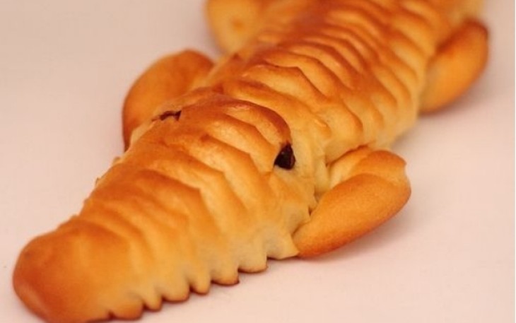 Ilustrasi roti buaya. Sumber: Pinterest
