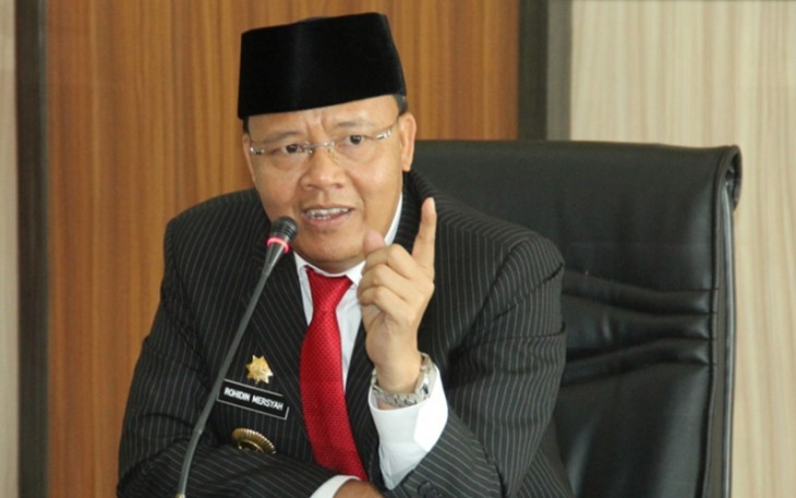 Gubernur Bengkulu Rohidin Mersyah
