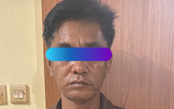 Terduga Pelaku Saat Diamankan  