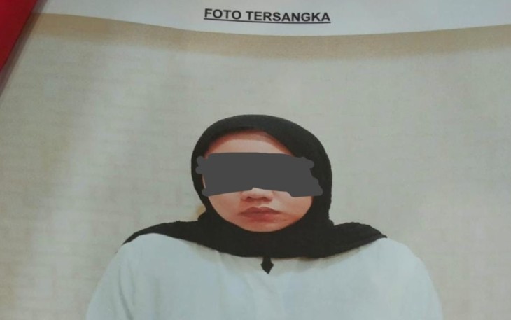 Salah Satu tersangka saat diamankan