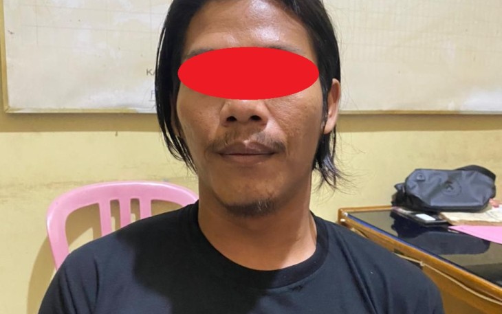 Pedagang Asal Sumsel saat Ditangkap Polsek Ratu Samban