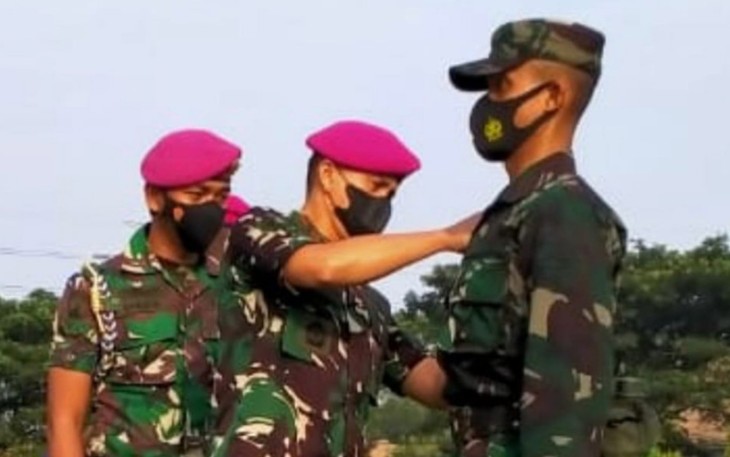 Dankodikmar Buka Dikmaba Angkatan XLI/2 Kejuruan Infanteri Marinir T.A. 2021 