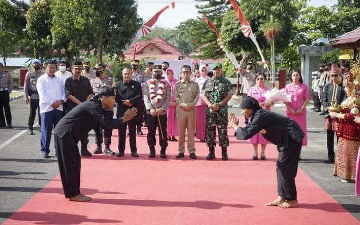 Upacara Penyambutan Kunker Kapolda Bengkulu