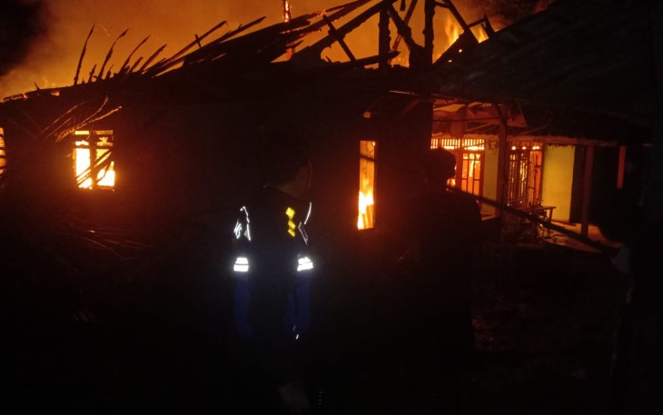 Pasca terjadi kebakaran, 2 Unit Rumah di Bogor Hangus Terbakar