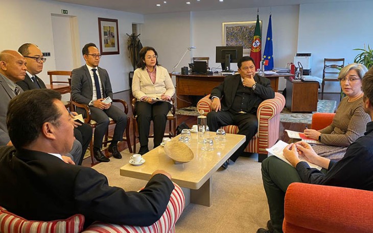 Kepala BNN RI saat ke Portugal bertemu Margarida Tavares