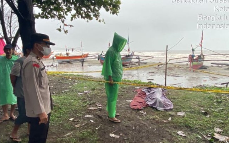 Pasca polisi olah TKP penemuan mayat tanpa identitas