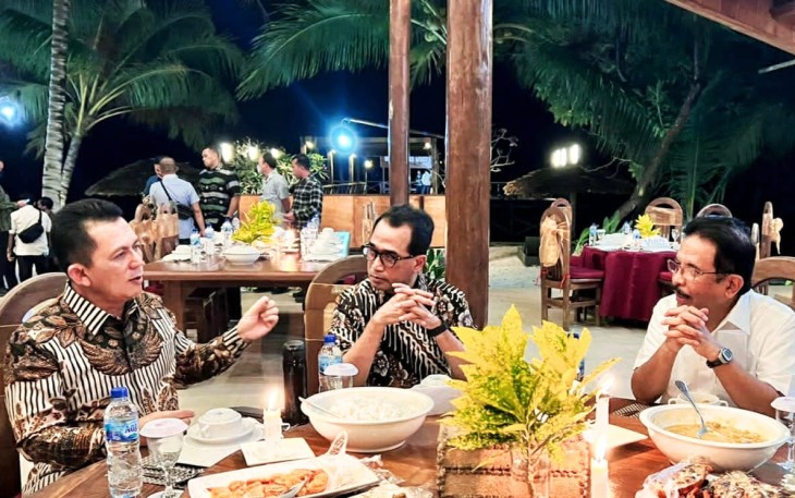 Gubernur Ansar saat di Tanjungpinang, Senin (13/6).