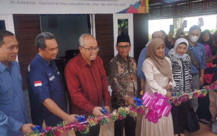 Pemkab Aceh Timur saat Resmikan Pemberdayaan Ibu dan Anak Julok