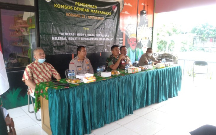 Koramil 02/Matraman Kembangkan Bakat Wirausaha Generasi Millenial Berwawasan Kebangsaan