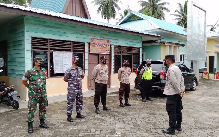 Polres Bintan saat bersiap Lakukan Pengamanan Kampanye Pilkades se-Kabupaten Bintan