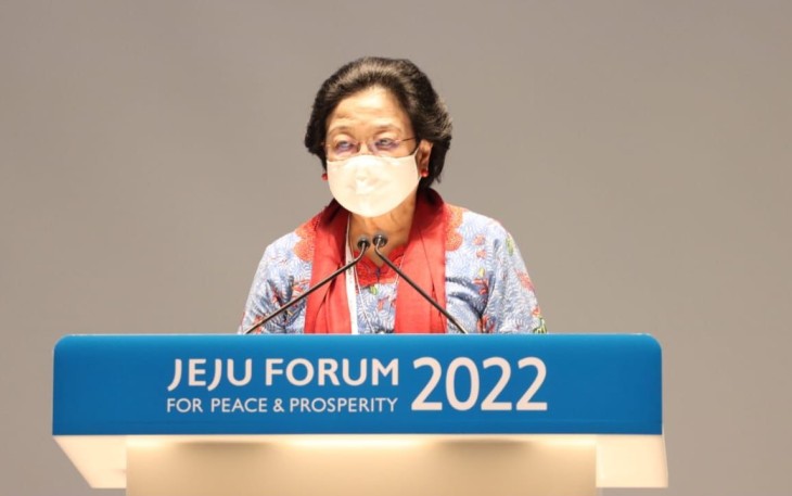 Megawati Soekarnoputri saat di Welcoming Dinner Jeju Peace Forum 2022