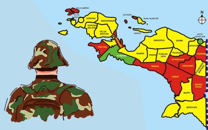 ilustrasi Jaga Papua Damai