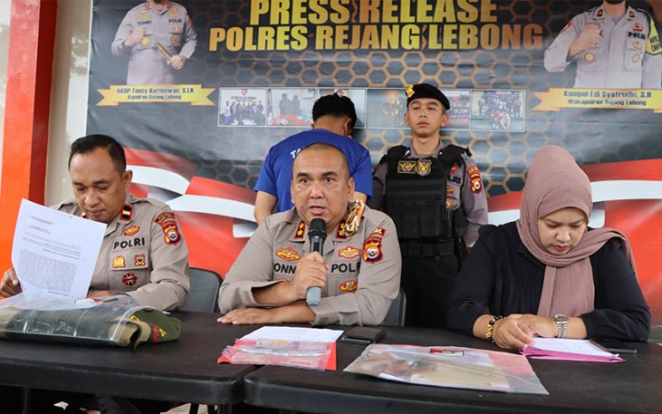 Konferensi Pers Polres Rejang Lebong