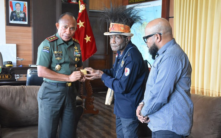 LMA Papua Barat saat Bertemu Pangdam Kasuari