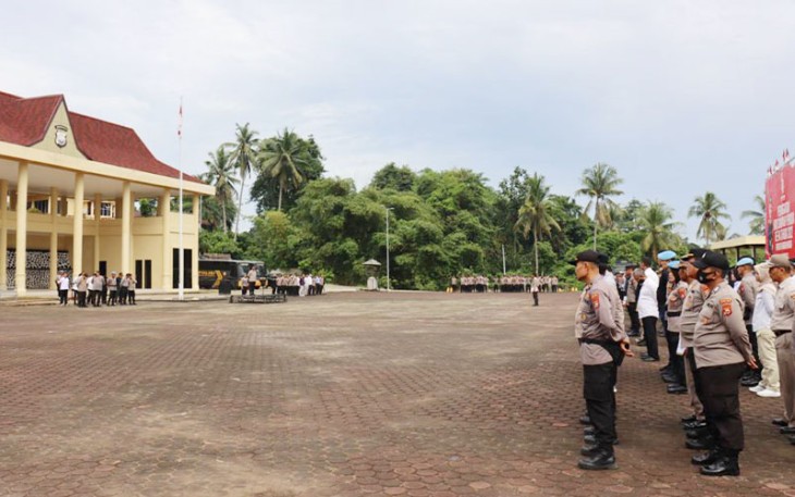 Polda Bengkulu Siagakan 3 SSK