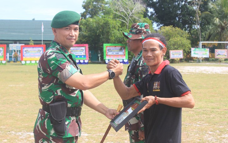 Dandim 1016/Palangka Raya saat dalam acara penutupan 