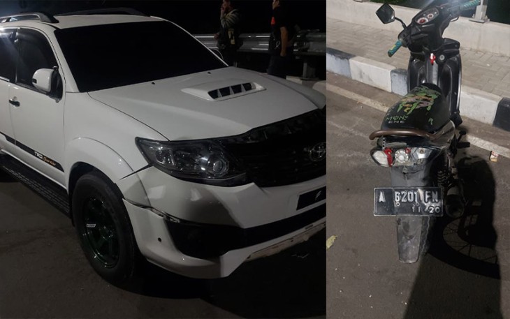 Kondisi Kendaraan Usai Lakalantas 