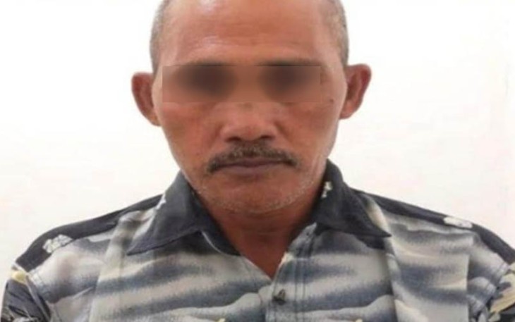 Firman alias Kaliuk saat diamankan