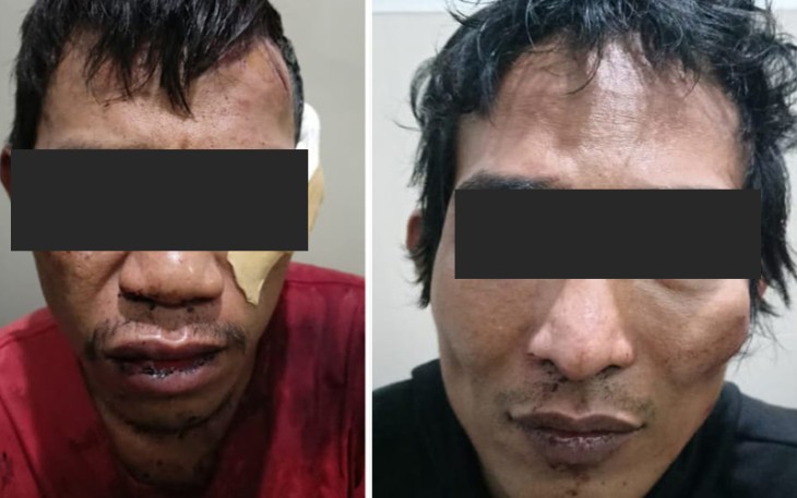 2 Pria saat Ditangkap Polisi
