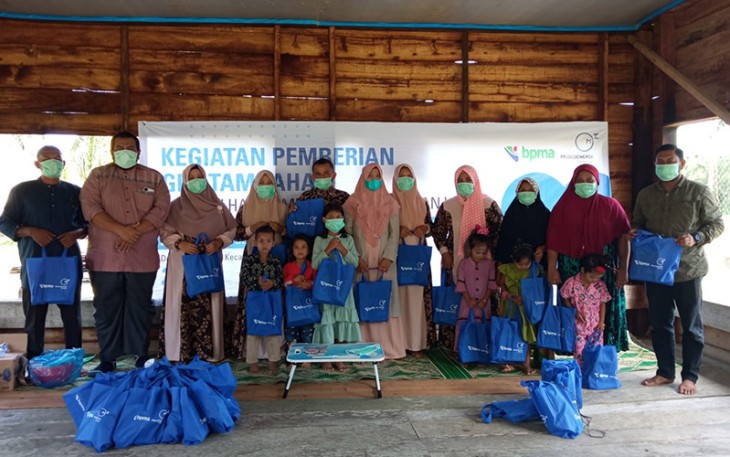 Medco E&P saat Serahkan Ribuan Makanan Bergizi Bagi Balita dan Ibu Hamil