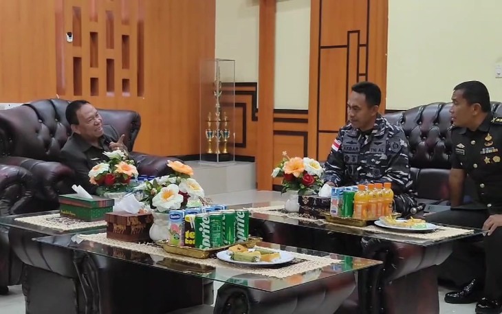 Danlanudal Kupang Sowan Bupati Kupang