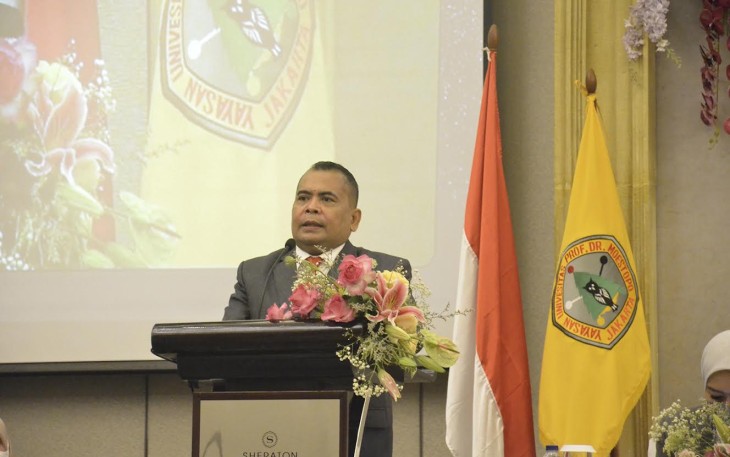 Rektor Universitas Prof. Dr. Moestopo (Beragama), Prof. Dr. Paiman Raharjo, M.M., M.Si