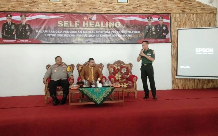 Kodim 0720/Rembang dan Polres Rembang Gelar Self Healing Bagi Personel  