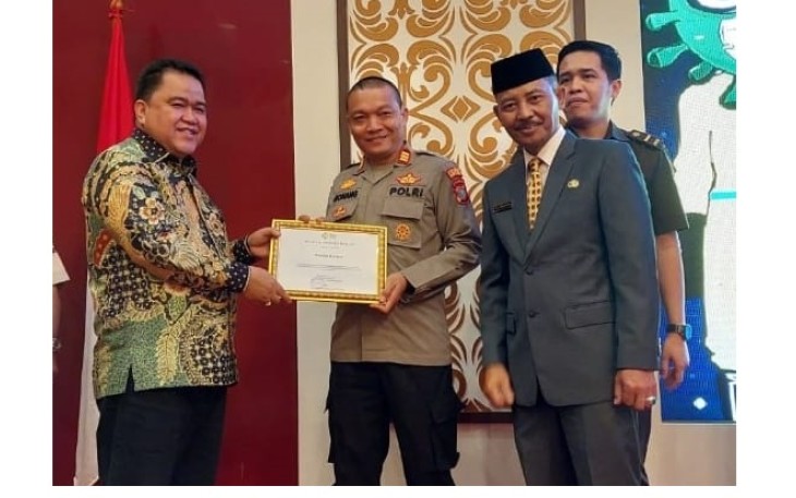 Polres Bintan Terima Penghargaan Health Quarantine Awards 2023
