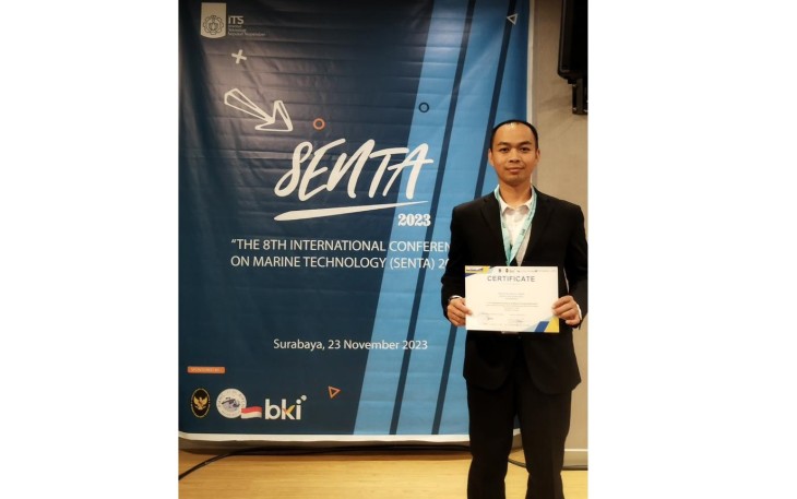 Perwira TNI AL Ukir Prestasi di The 8th International Conference on Marine Technology