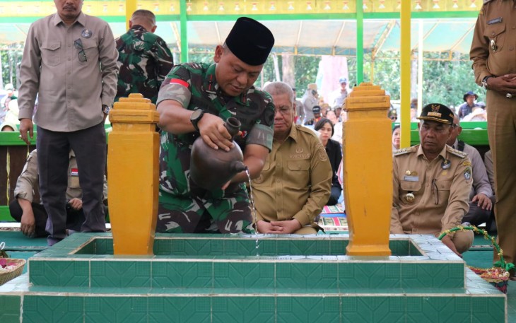 Danrem 121/ABW Ziarah Akbar ke Makam Pahlawan Panglima Tentmak 
