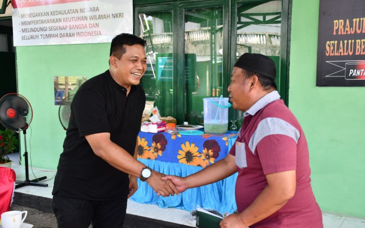 Danrem 023/KS Kolonel Inf Dody Triwinarto, S.I.P., M.Han Bantu Pembangunan Mesjid Al Abrar Idanogawo