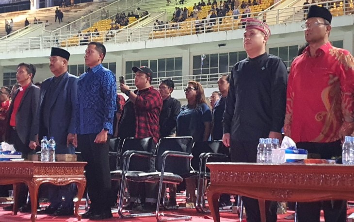 Dandim 0906/Kkr saat Hadiri Opening Pesparawi