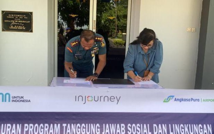 Danlanudal Manado Terima Kunker GM AP I Bandara Sam Ratulangi Manado