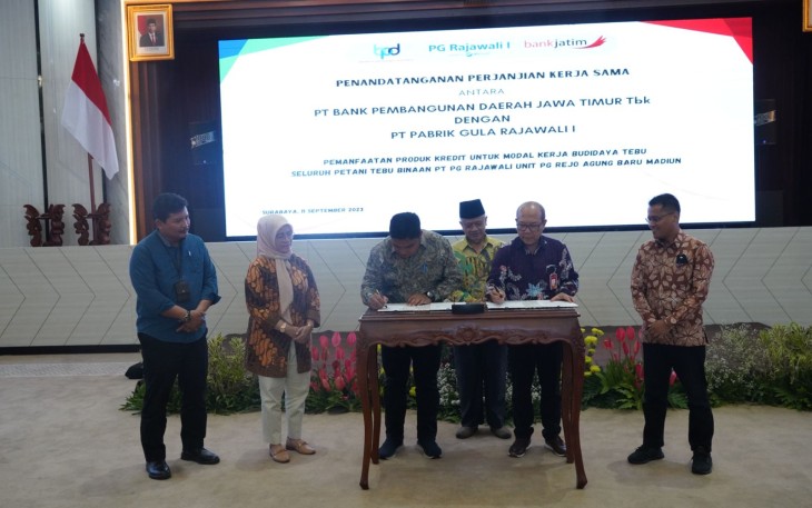 Bank Jatim MoU dengan PT PG Rajawali I 