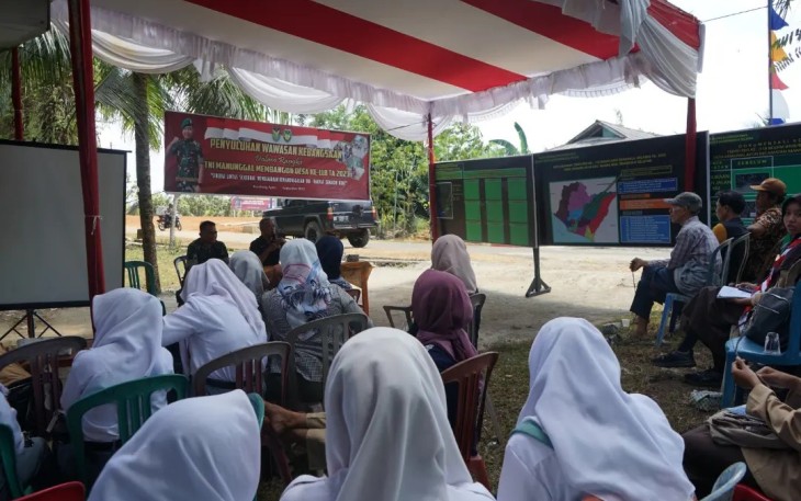 Penyuluhan Wasbang Masuk Dalam Kegiatan Non Fisik TMMD 118 